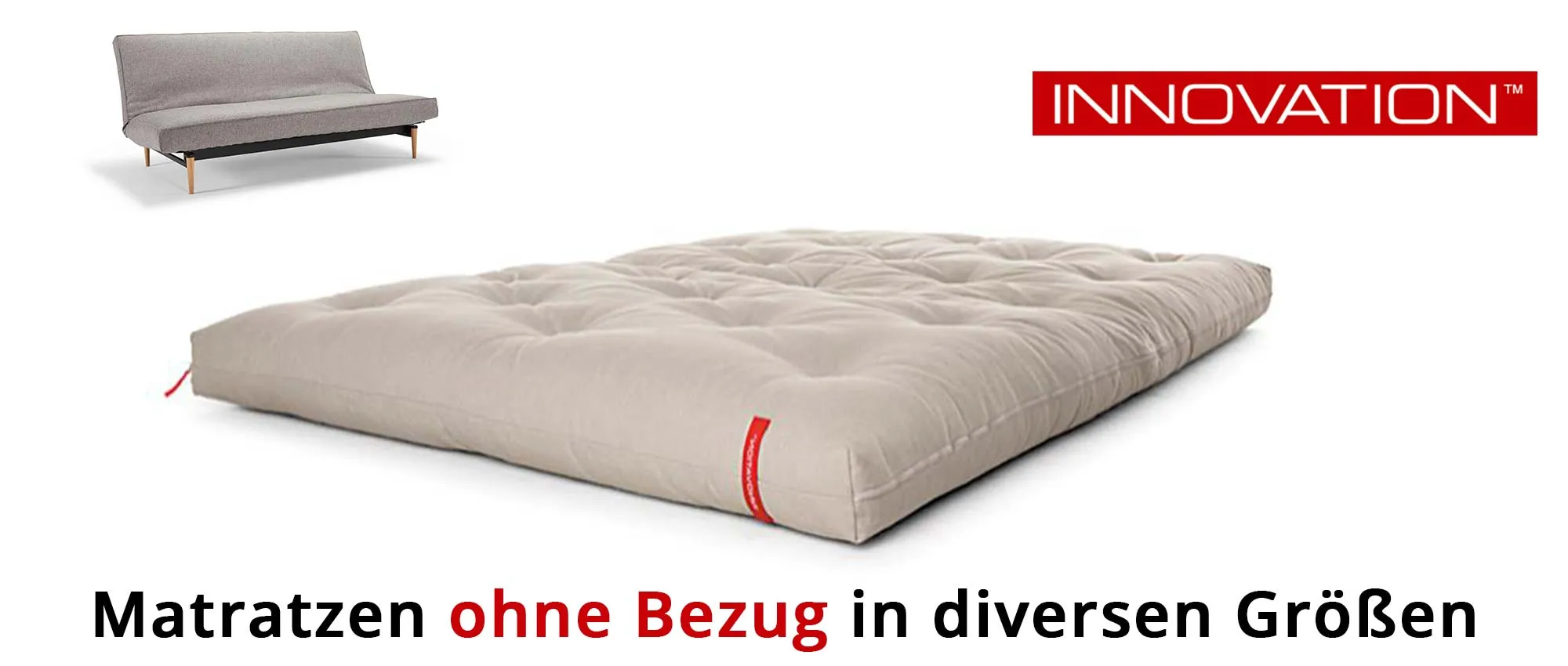 Matratzen von Innovation für Querschläfer - ohne Extra Bezug