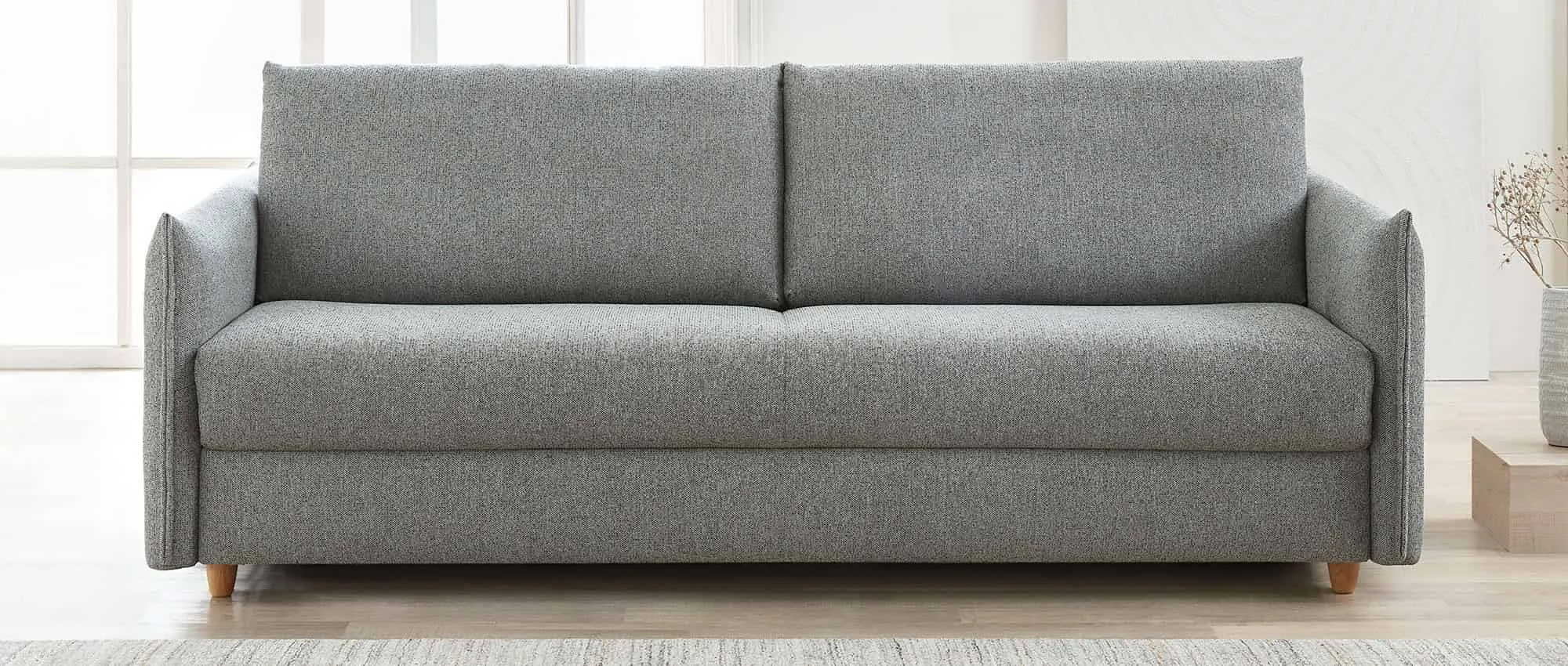 Das ROTTERDAM DELUXE Schlafsofa mit Lattenrost, separater Matratze und ca. 180x200 cm Liegefläche