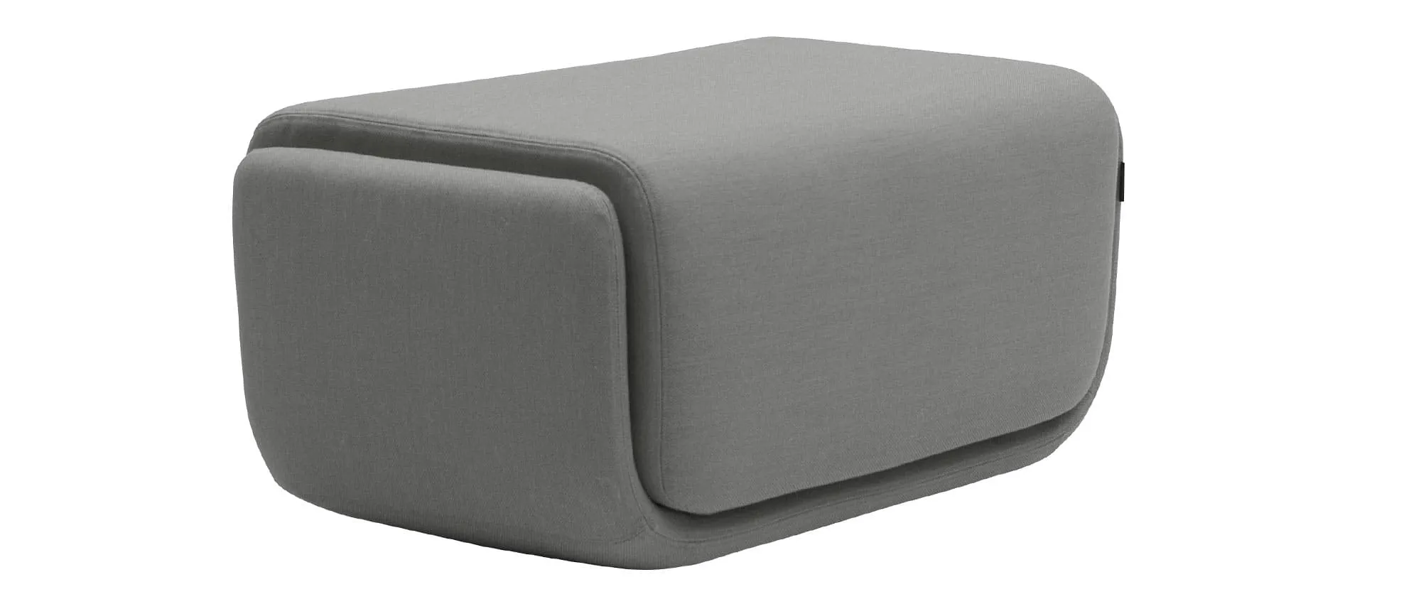 Der kleine BASKET Hocker von Softline - ca. L 84 cm, T 50 cm, H 42 cm