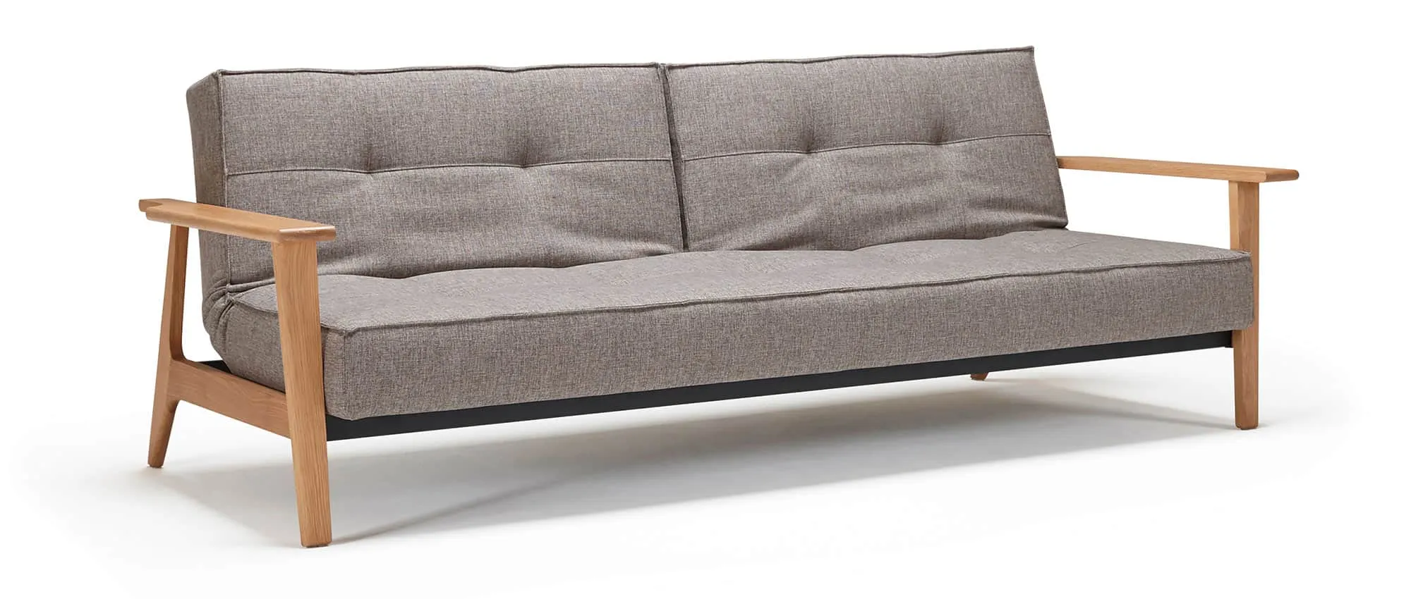 SPLITBACK Schlafsofa mit Frej Holzarmlehnen von Innovation