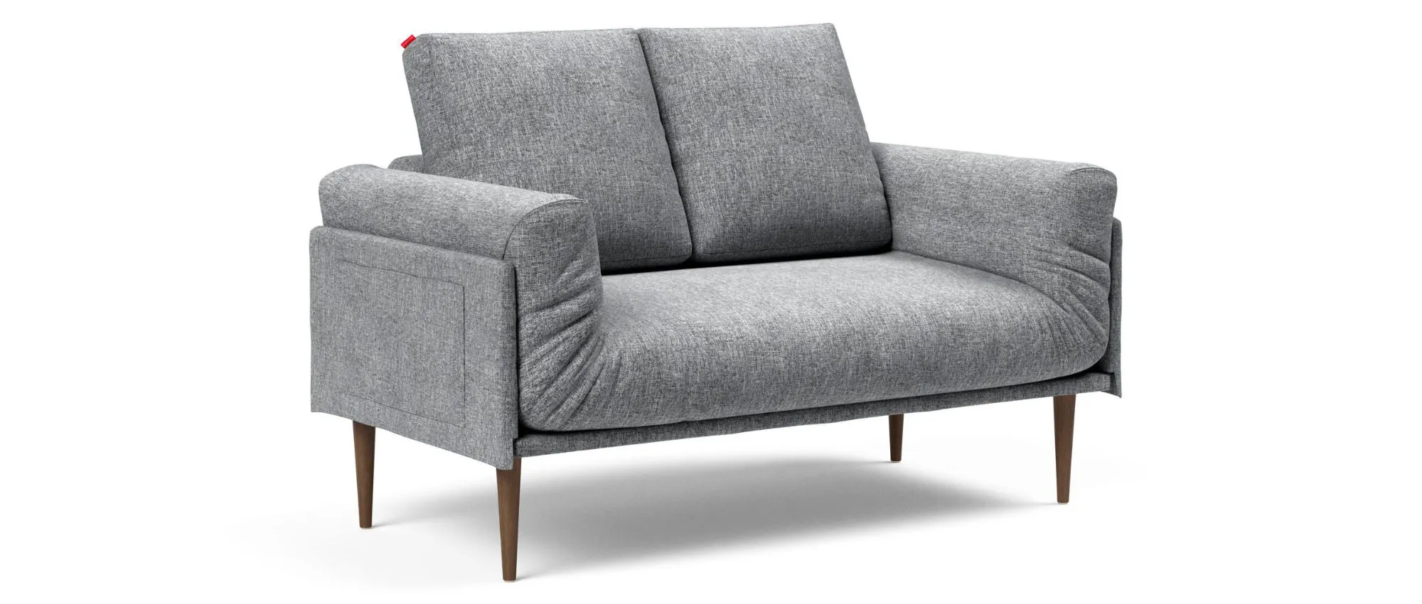 Rollo Klappsofa von Innovation hat beidseitig klappbare Armlehnen
