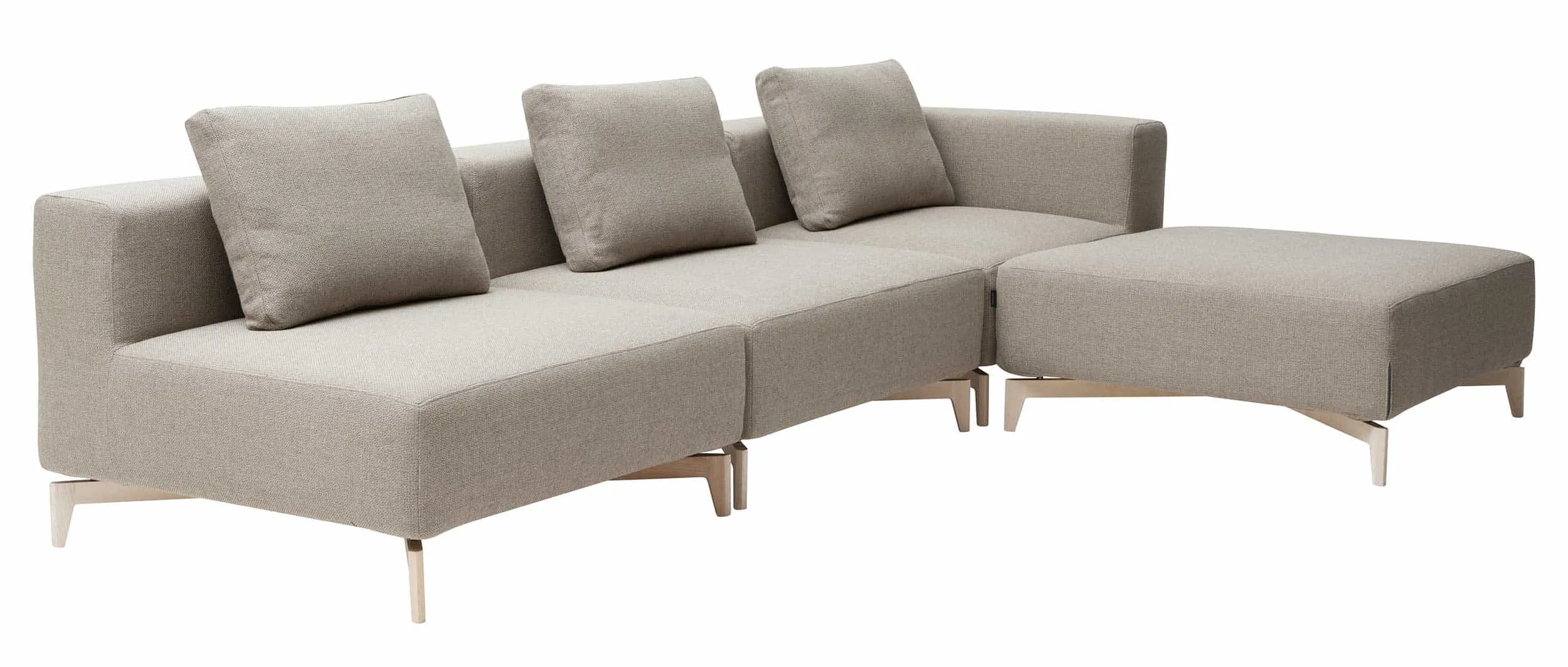 Das Modulsofa LOTUS / PASSION / OHIO von Softline kann man aus verschiedenen Elementen zusammensetzen