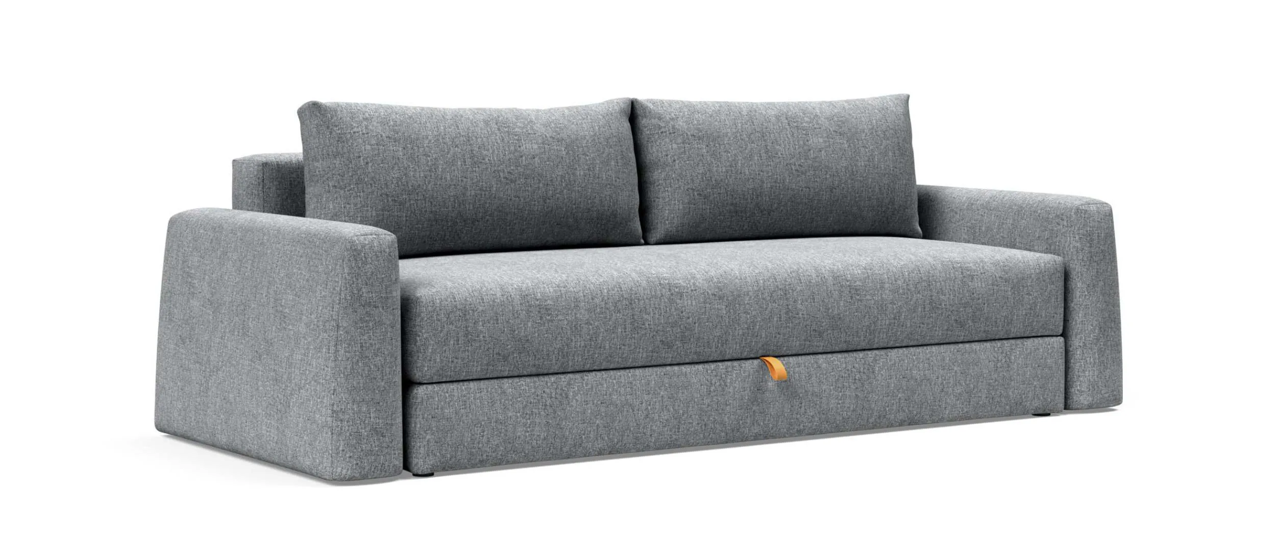 Das CONE Schlafsofa mit Armlehnen von Innovation im Stoff Twist Granite (565)