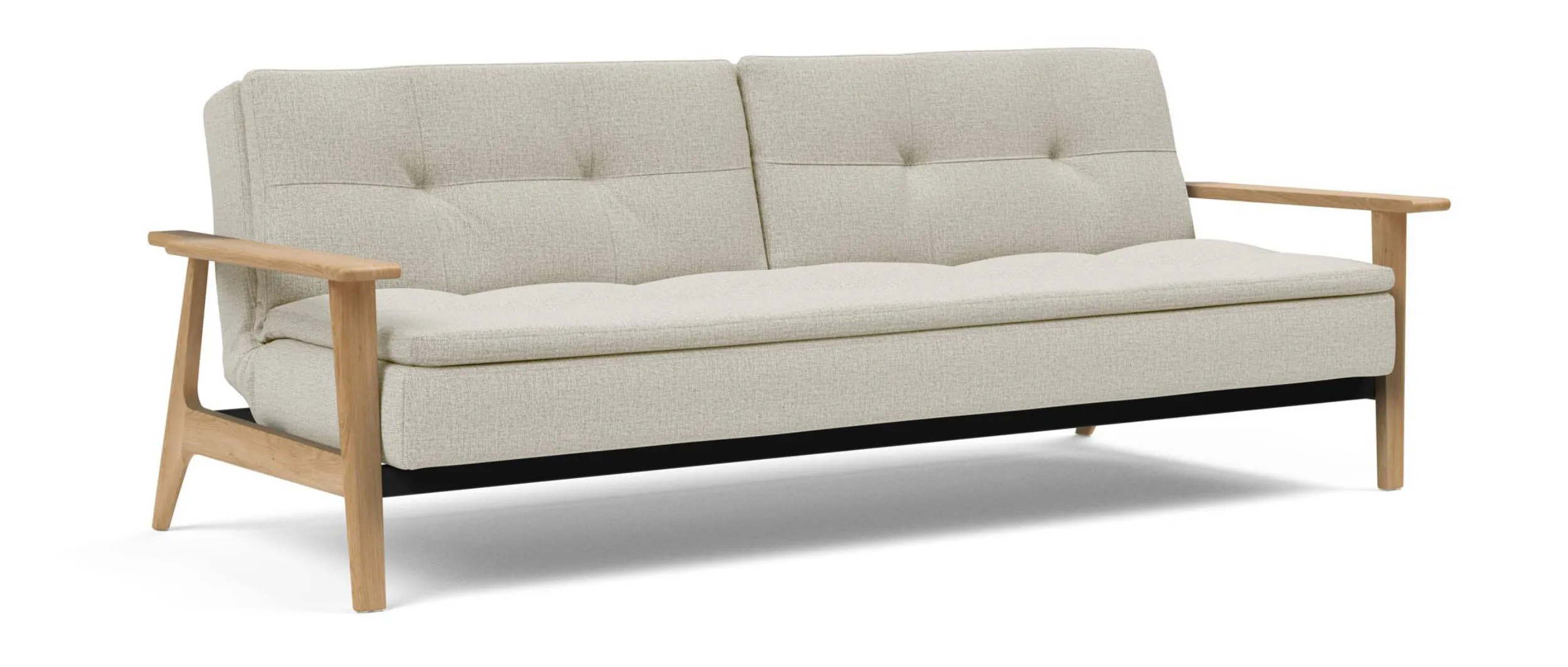 DUBLEXO Schlafsofa mit Frej Holzarmlehnen von Innovation