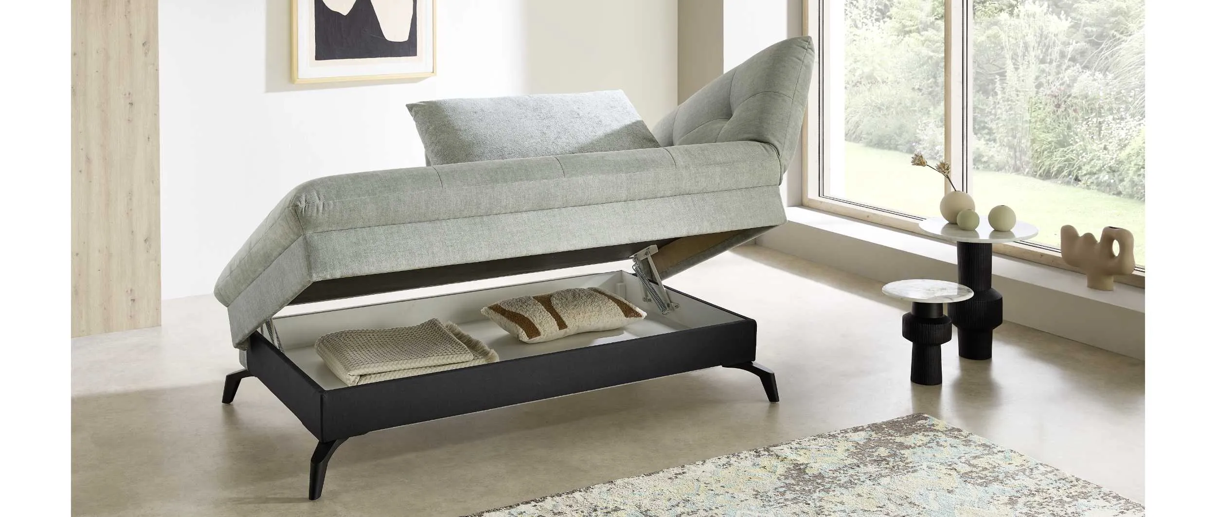 LÜNEBURG DELUXE Daybed mit Bettkasten