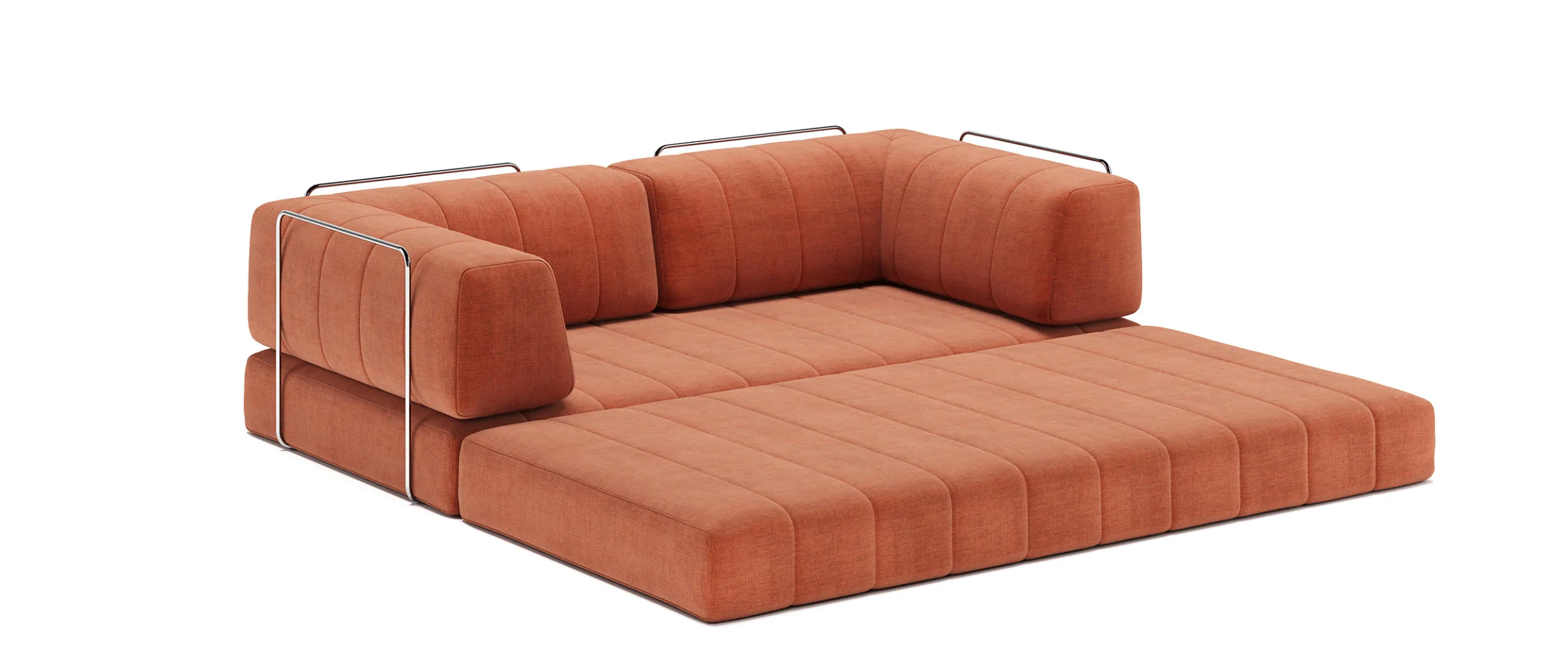 Das Innovation COZYPAD Schlafsofa bietet eine großzügige Liegefläche von ca. 200x200 cm