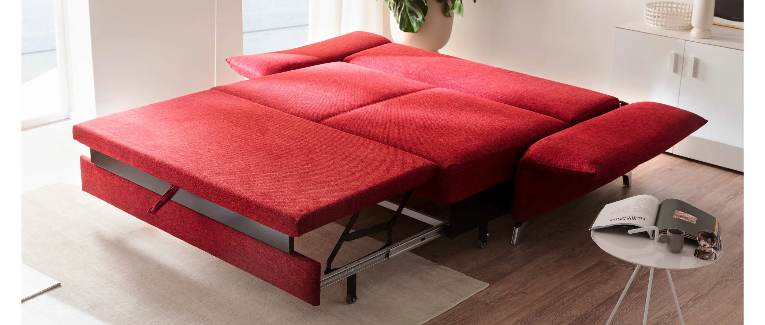 Schlafsofa DÜSSELDORF DELUXE erhältlich in den Liegeflächen: ca. 120x200 cm, 140x200 cm oder 160x200 cm
