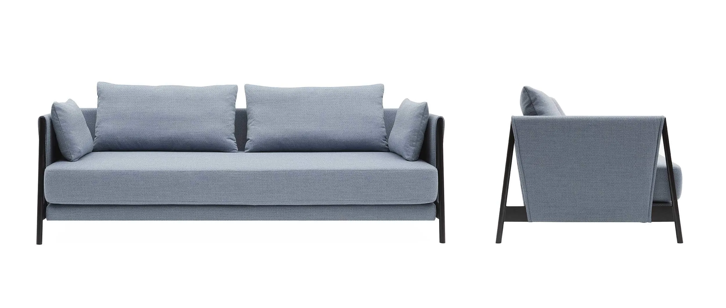 Die MADISON Couch von Softline überzeugt durch schlichtes, gradliniges Design