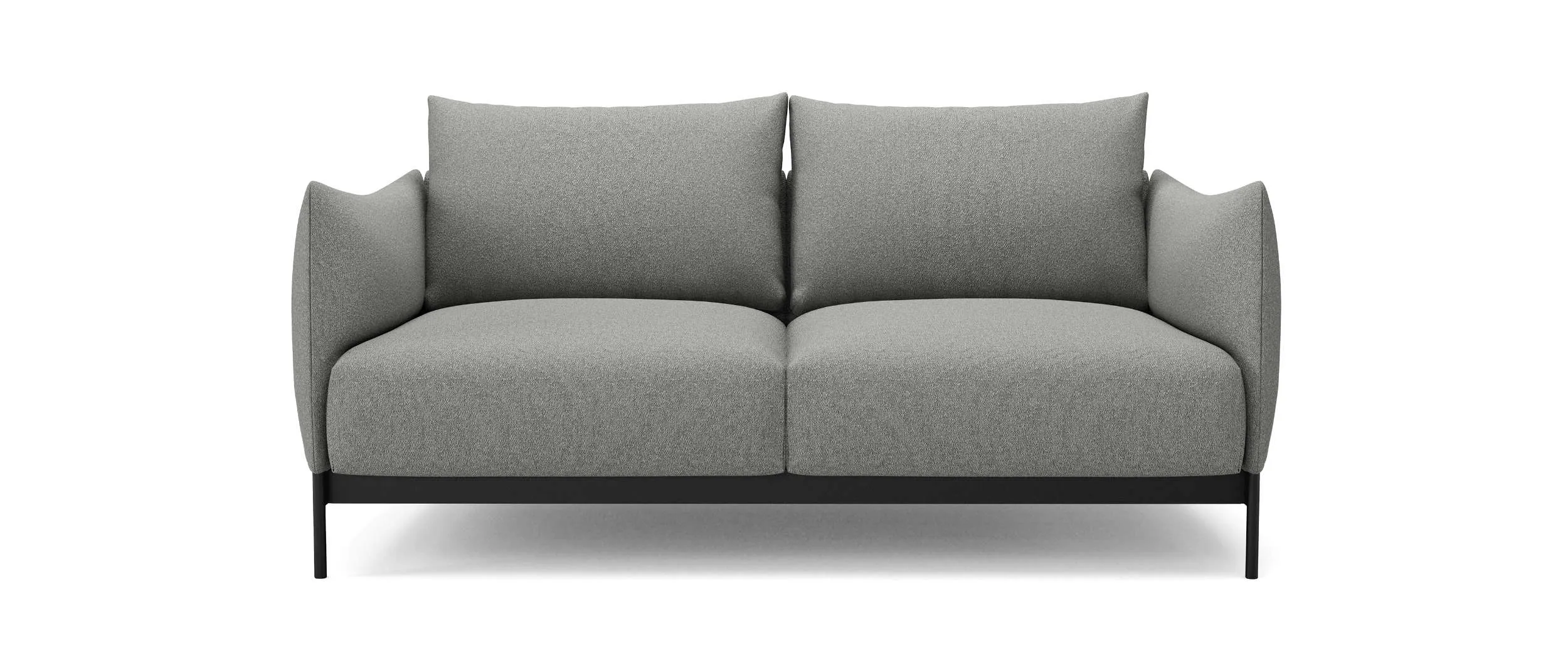 Modernes KAYTO 2-Sitzer Sofa von Tenksom in edlem Bouclé-Stoff Ash Grey