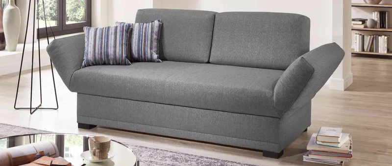 Schönes Daybed mit Polsterung aus Federkern, Bultex Kaltschaum, oder ALLpur (Schaum passt sich durch Wärme der Körperstruktur an)
