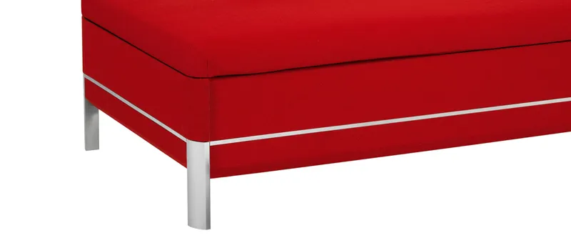 Das CENTO 60 Schlafsofa von Swiss Plus besitzt schöne Metallfüße