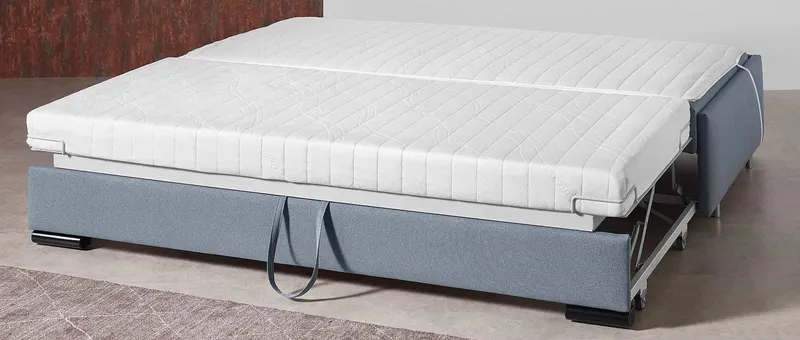 Das WIEN DELUXE ist ein Schlafsofa für bis zu 2 Personen - Liegefläche ca. 180x200 cm  - mit Kaltschaum- oder optional Gelformmatratze
