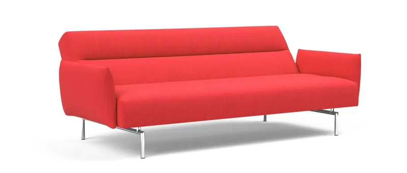 Die Rückenlehne des JILLIS Schlafsofas von Innovation kann in 3 Positionen verstellt werden (Sitz-, Relax- und Liegeposition)