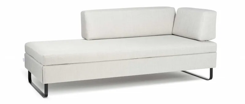 Das DOPPIO Schlafsofa von Swiss Plus gibt es auch mit einer größeren Stoff- und Lederauswahl (längere Lieferzeit)