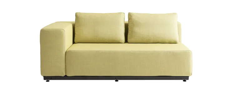 Ein NEVADA 2 Personen Sofa von Softline im Stoff Remix 3 (923)