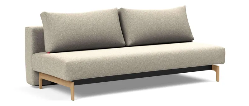 Das TRYM Schlafsofa von Innovation im Stoff Bouclé Beige (539)