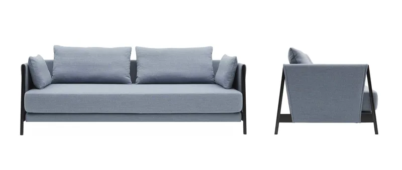 Die MADISON Couch von Softline überzeugt durch schlichtes, gradliniges Design