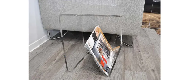 Der WALES Zeitschriftenständer als Ablageort für die Zeitschriften
