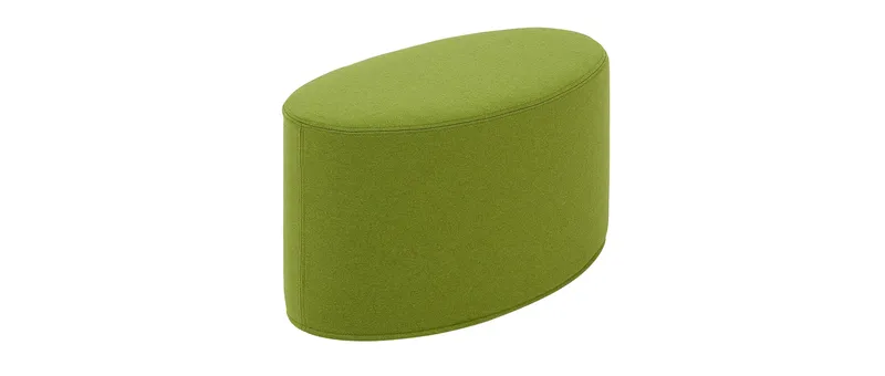 Der BON BON Hocker von Softline hier in der Größe "klein"