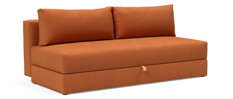 Das Innovation OSVALD Schlafsofa im Stoff Esina Rust Orange (412)