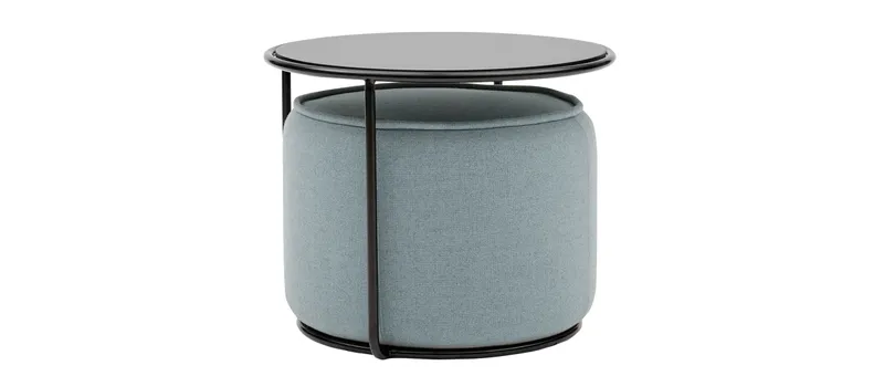 Ein flexibles Design - TOM Hocker und der TOM Beistelltisch sind hervorragend kombinierbar