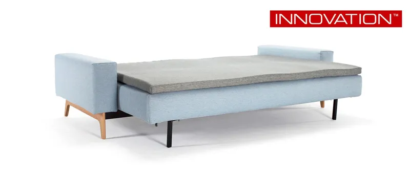 Die Matratzenauflage eignet sich als Ergänzung für Ihr Gästebett - hier das Schlafsofa IDUN mit TOPPER DICK - MATRATZENAUFLAGE