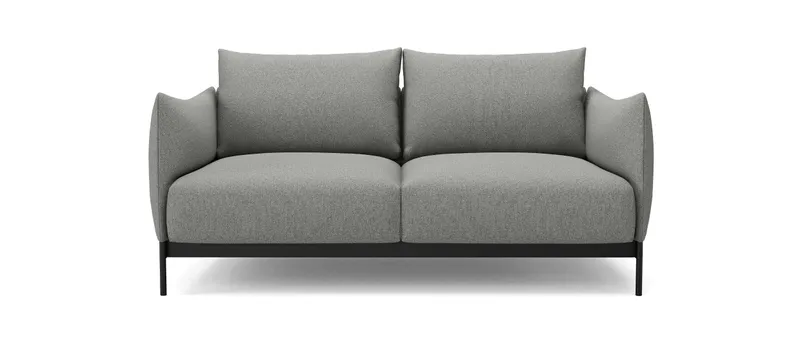 Modernes KAYTO 2-Sitzer Sofa von Tenksom in edlem Bouclé-Stoff Ash Grey