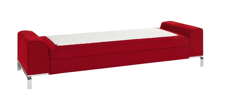 Durch Umdrehen der Obermatratze ergibt sich bereits ein Gästebett für eine Person mit einer Liegefläche von ca. 85x200 cm