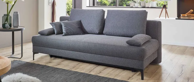 Designer Schlafsofa mit Bettkasten