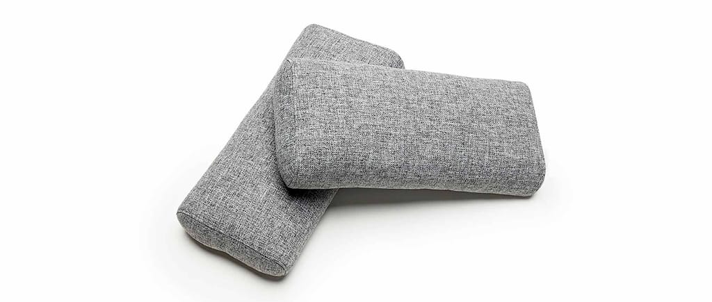 ELLIPSE Kissen im Stoff Twist Granite (565)