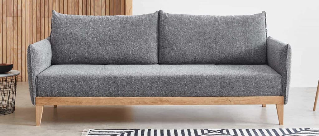 Optional können Sie auch das LINDAU DELUXE Einzelbett als Schlafsofa mit 2 Armlehnen wählen