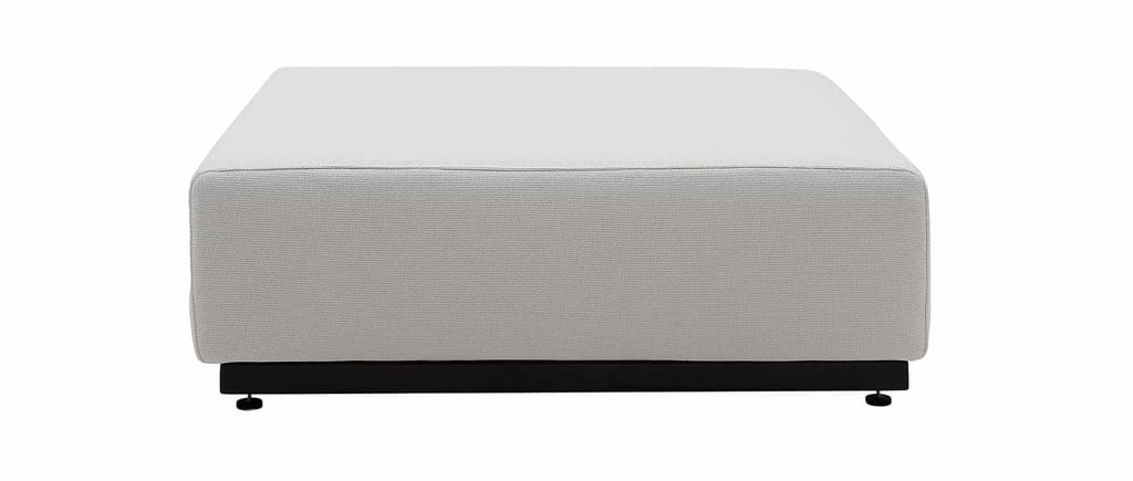 Der NEVADA Hocker von Softline im Stoff Nordic - Ecru (482)