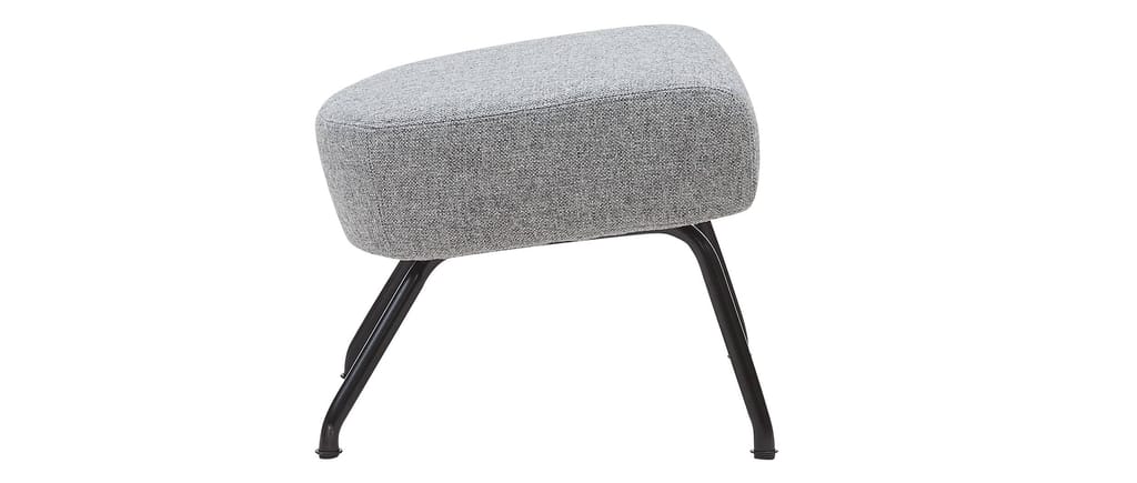 HAVANA Fußhocker von Softline mit schwarzem Metallgestell
