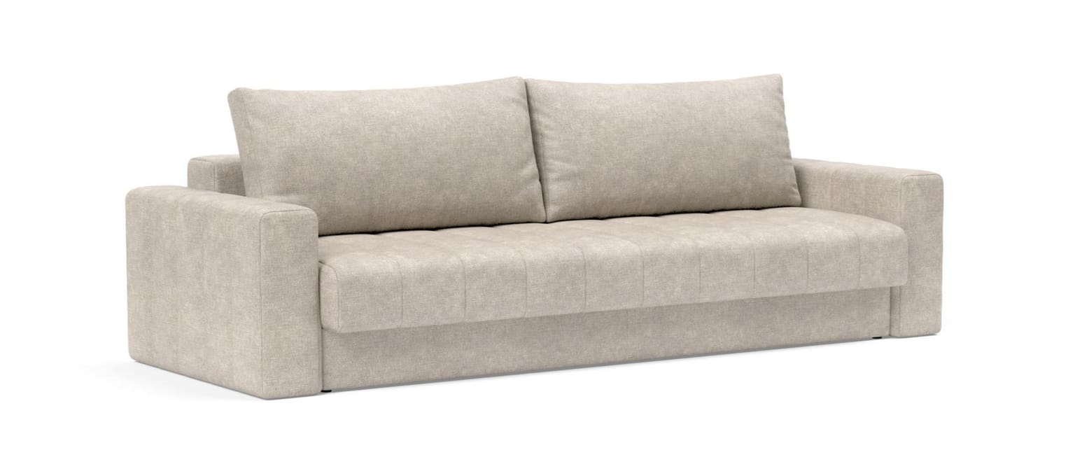AKELLO Schlafsofa mit Armlehnen und Bettkasten von Innovation