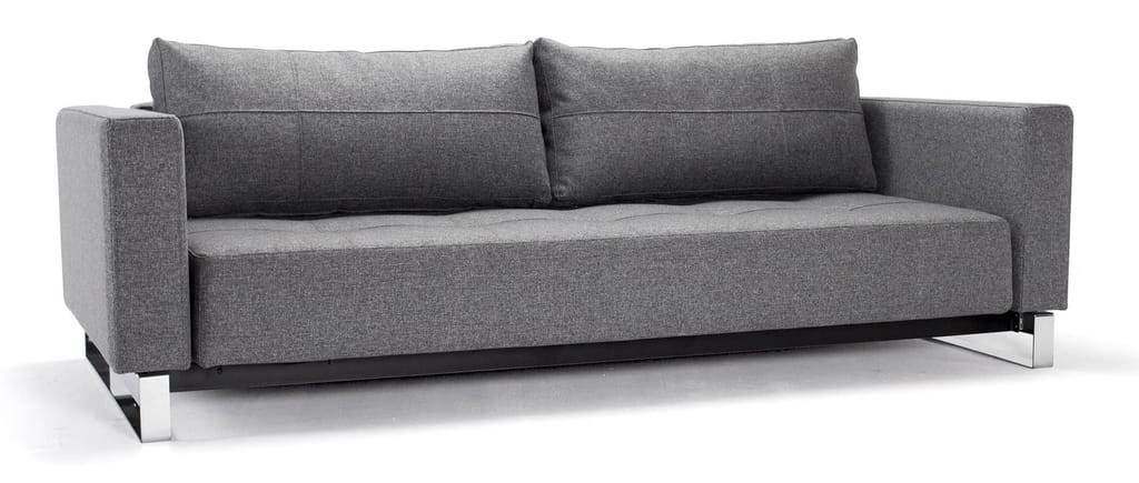 Das CASSIUS DELUXE EXCESS Schlafsofa von Innovation im Stoff Twist Charcoal (563)