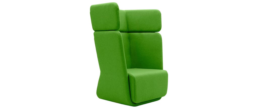 Der BASKET Designer Sessel mit hoher Rückenlehne