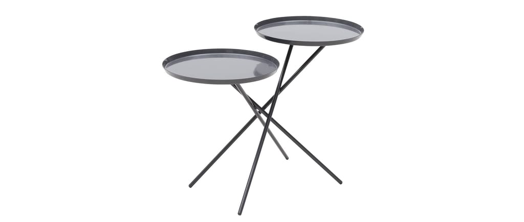 MONDAY Couchtisch von Softline grau lackiert