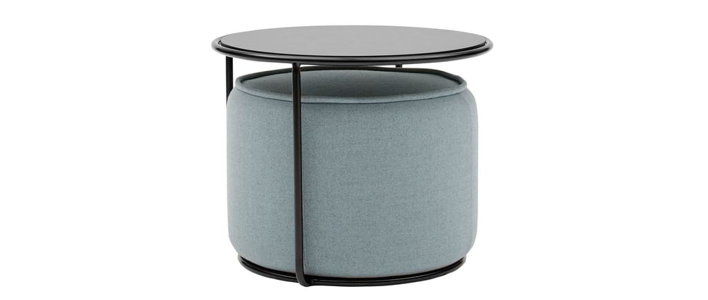 Ein flexibles Design - TOM Hocker und der TOM Beistelltisch sind hervorragend kombinierbar