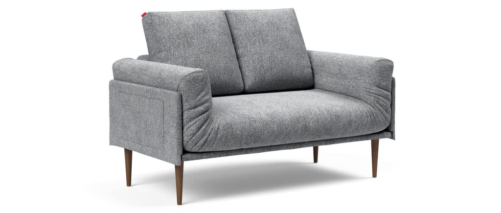Rollo Klappsofa von Innovation hat beidseitig klappbare Armlehnen