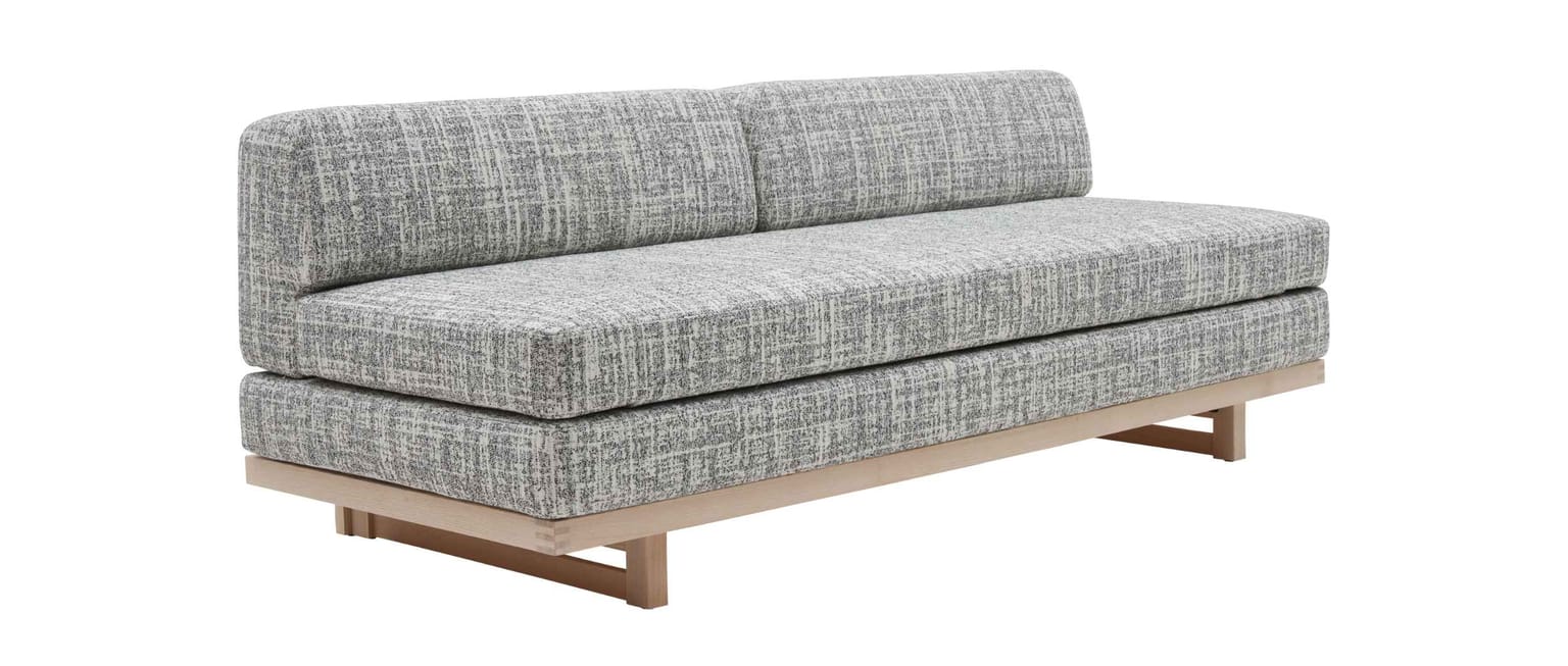 Das moderne ZENZO Schlafsofa von Softline begeistert mit seinem zeitlosen, minimalistischen Design