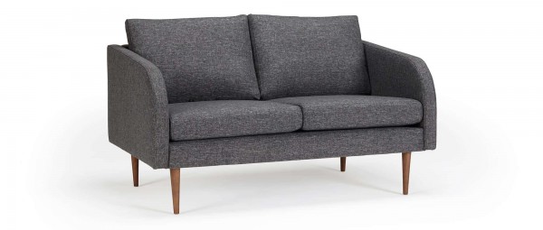 BERGEN 2-Sitzer Designer Sofa mit Polsterarmlehnen