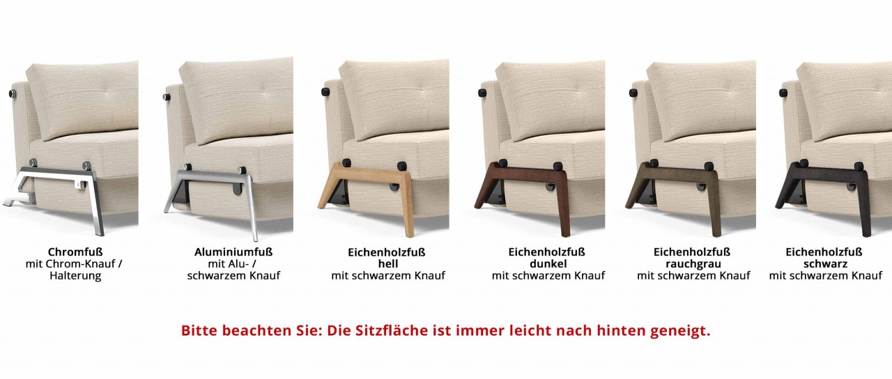 CUBED 02 Schlafsofa 160x200 cm von Innovation in diversen Stoffen