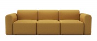 Vorschau: RUND 2-Sitzer &amp; 3-Sitzer Sofa - niedrige Armlehnen - von Tenksom