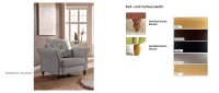Vorschau: SYLT DELUXE Sessel mit Holzfüßen von sofaplus