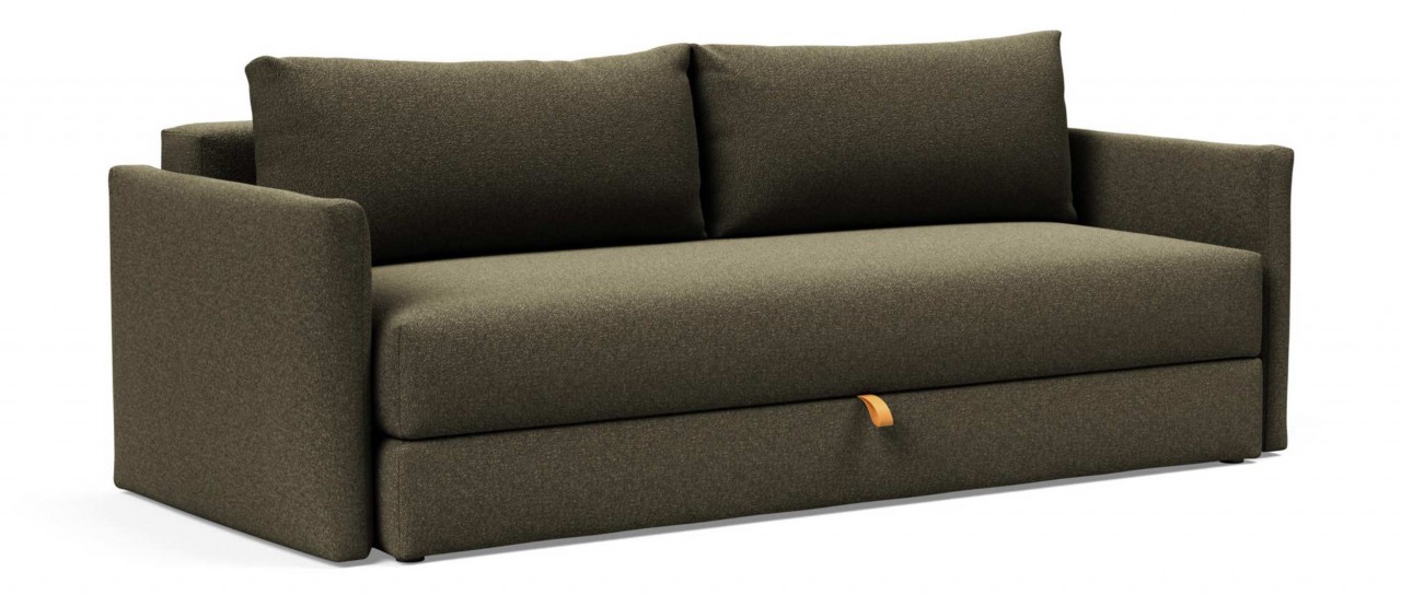 TRIPI von Innovation - Schlafsofa mit Polsterarmlehnen und Bettkasten