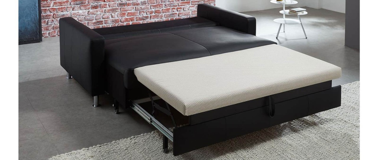 BERLIN DELUXE Schlafsofa mit Bettkasten von sofaplus