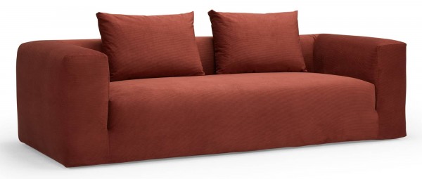 AALBORG 3-Sitzer Designer Sofa, Loungesofa mit breiten Armlehnen