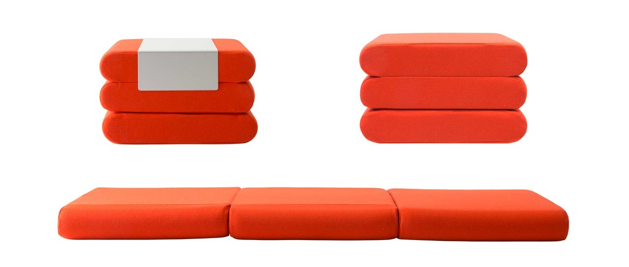 BINGO Faltmatratze, Pouf von Softline