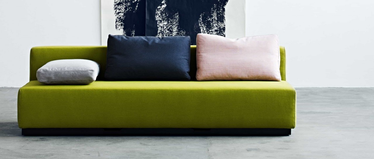 NEVADA 3-Sitzer Schlafsofa von Softline - mit Stoffen von KVADRAT