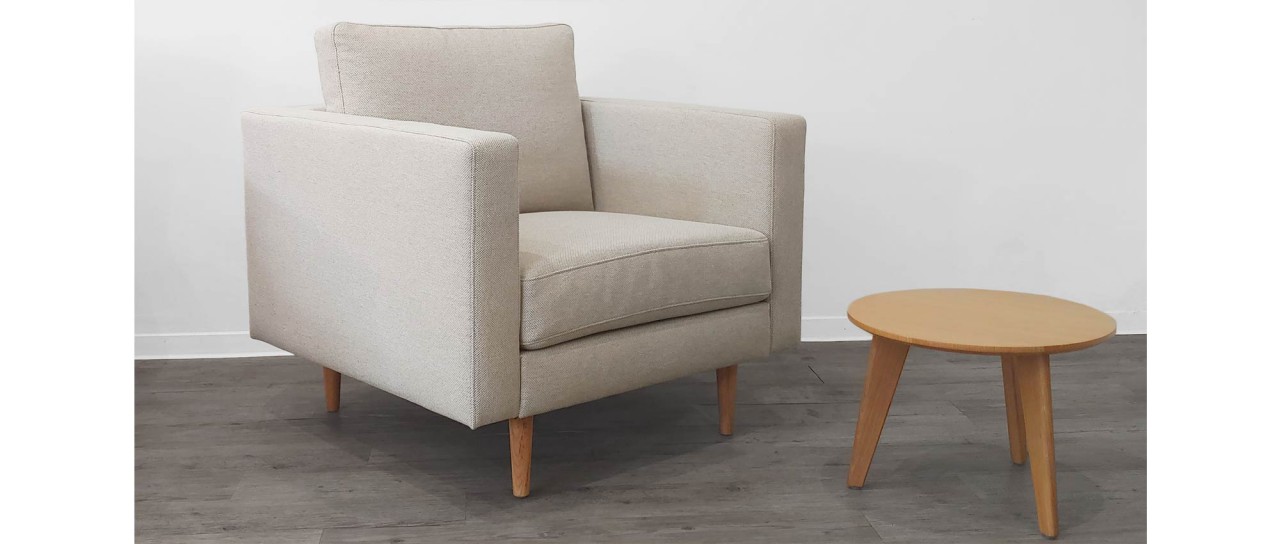 TRONDHEIM 2-Sitzer Designer Sofa mit Holz- oder Metallfüßen